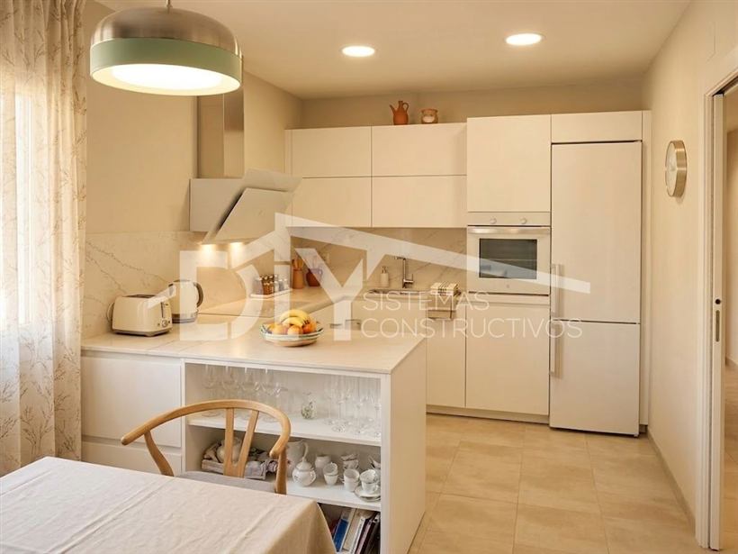 Cocina de una casa DIY