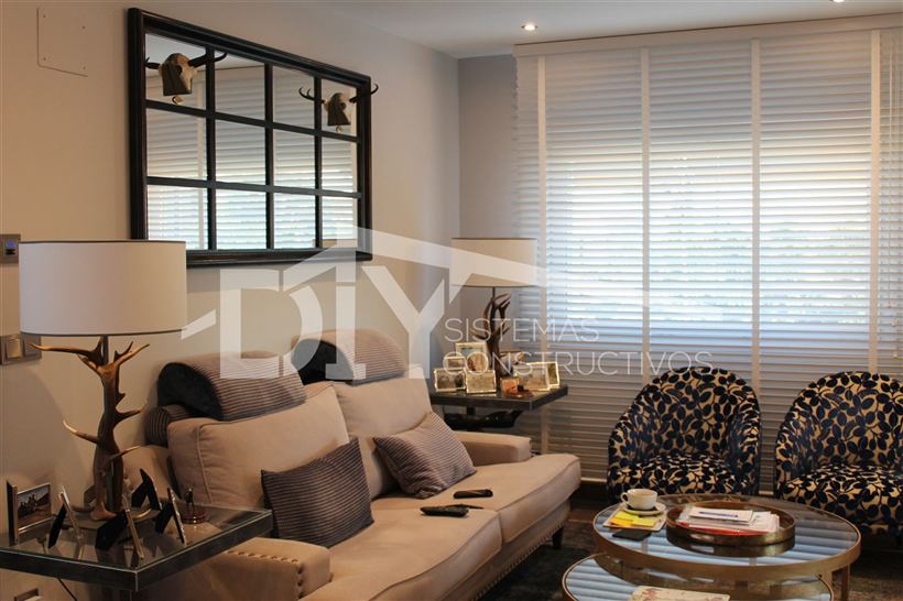 Salón de una casa DIY