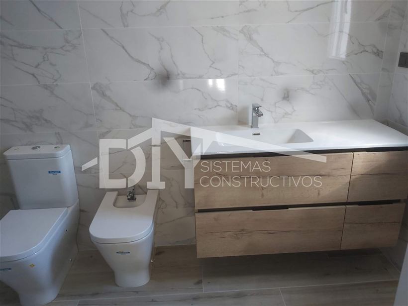 Baño de una casa DIY