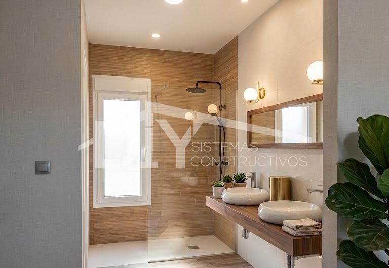 Baño de una casa DIY