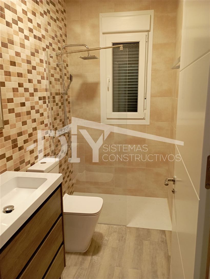 Baño de una casa DIY